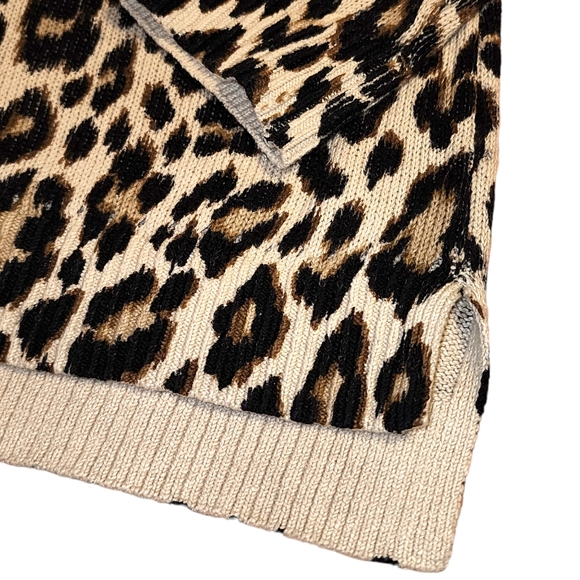 Chico's Reena Animal Print Cardigan | Linen Blend - Picture 4 of 11